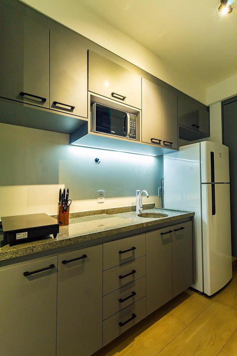 TBV1607 – Studio Moderno no centro | C Garagem
